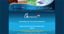 Desktop Screenshot of gastrotech.hu